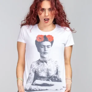 Ženska majica - Frida Inked White