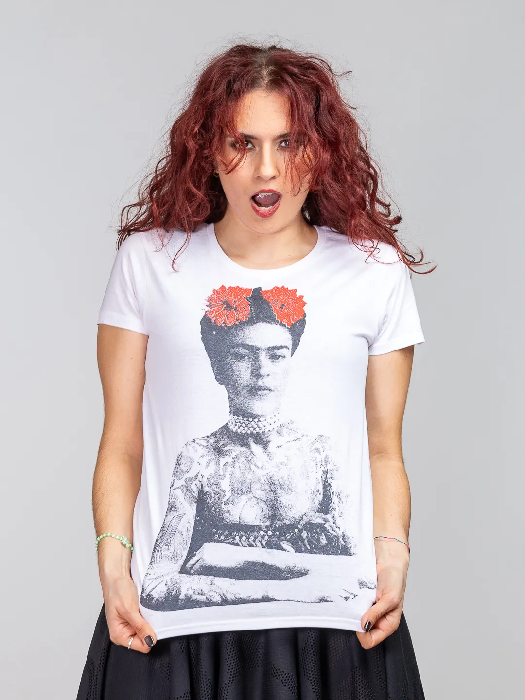Ženska majica - Frida Inked White