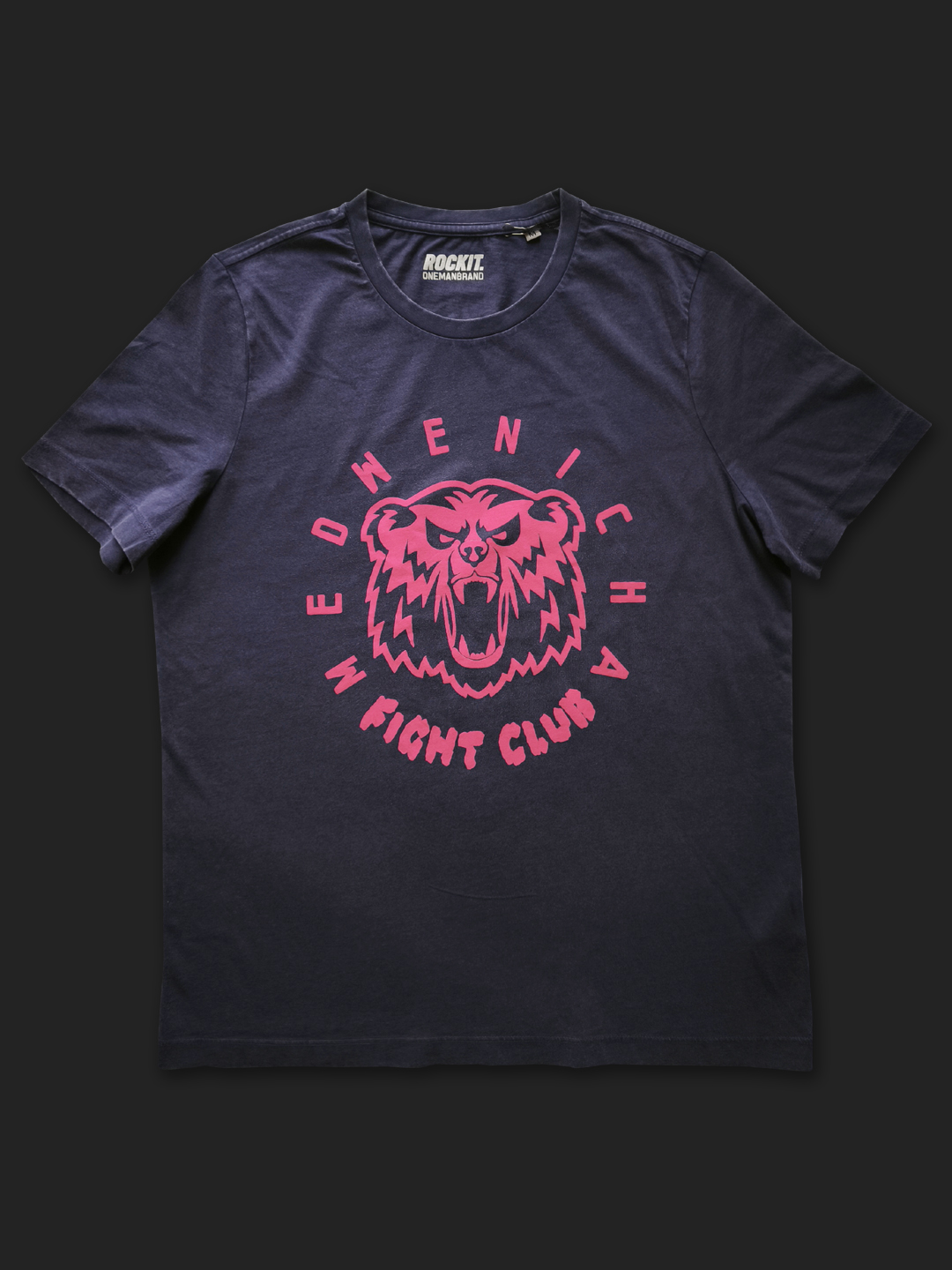 Plava majica s tiskom Medwenicha Fight Club